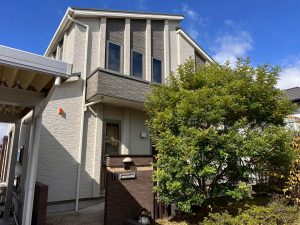 京都府亀岡市にて外壁塗装・屋根塗装〈築15年サイディング外壁のクリア塗装〉 施工前