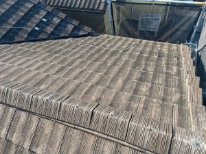 施工前セメント瓦