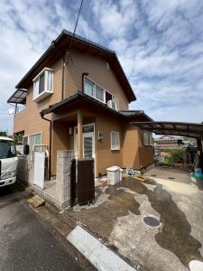 京都府亀岡市にて外壁塗装工事〈築25年戸建ての塗装メンテナンス〉 施工後