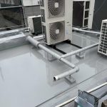 京都市左京区にて外壁雨漏り修理〈屋上防水のメンテナンス〉 施工後